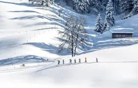 Schneeschuh wandern